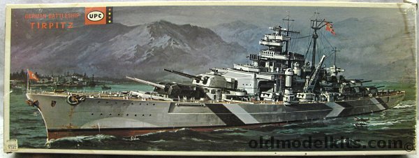 UPC 1/400 German Battleship Tirpitz, 5024 plastic model kit